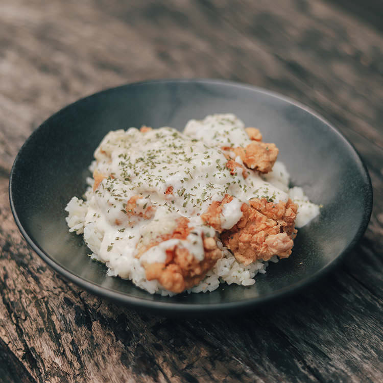 Creamy Chicken Garlic Rice